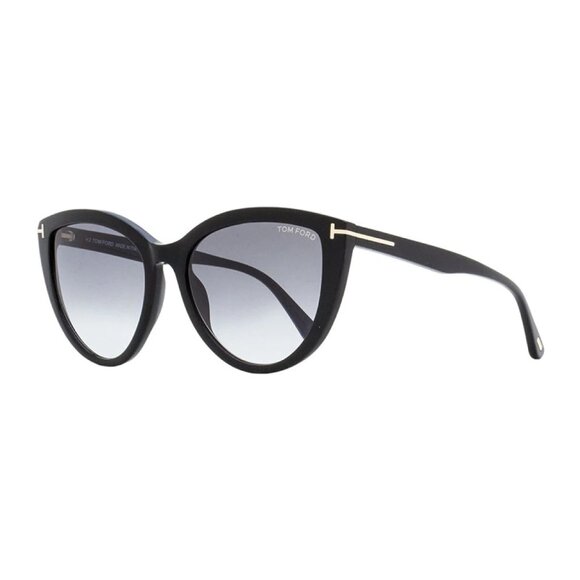 NEW TOM FORD SUNGLASSES BLACK WOMEN CAT EYE EYEWEAR - Picture 1 of 3